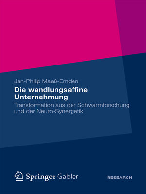 cover image of Die wandlungsaffine Unternehmung